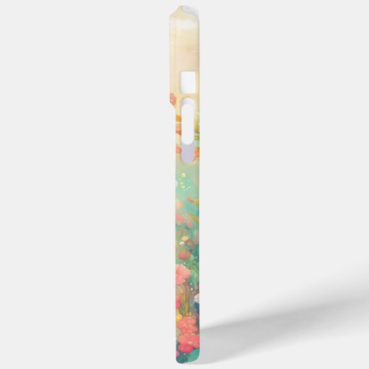 Orka Floral World Case-Mate iPhone Case (Achterkant / Links)