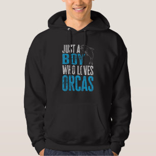 Orka Grafisch Voor Jongens Mannen Kinderen Walvis Hoodie