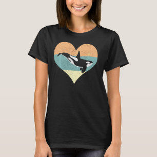 Orka Heart Design - Killer Whale Ocean Dieren Pul T-shirt