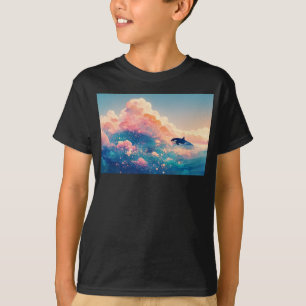 Orka in betoverde wateren t-shirt