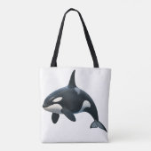 Orka in beweging tote bag (Achterkant)