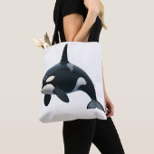 Orka in beweging tote bag (Dichtbij)