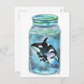 Orka in de Kruik Feestdagenkaart (Voorkant / Achterkant)