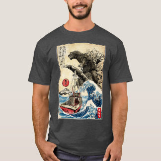 Orka in Japan Wandtapijt T-shirt