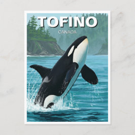 Orka in Tofino Canada Reizen Briefkaart