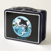 Orka Killer walvis Blauwe Oceaan (Voorkant)