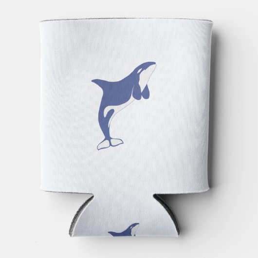 Orka - Killer Whale - Blauw - Grappig dier Blikjeskoeler (Voorkant)