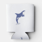 Orka - Killer Whale - Blauw - Grappig dier Blikjeskoeler (Achterkant)