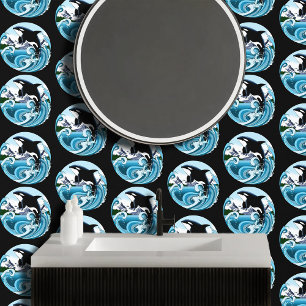 Orka Killer Whale Blue Ocean Behang