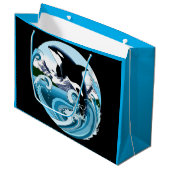 Orka Killer Whale Blue Ocean Groot Cadeauzakje (Voorkant Gekanteld)