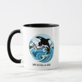 Orka Killer Whale Blue Ocean Mok (Links)