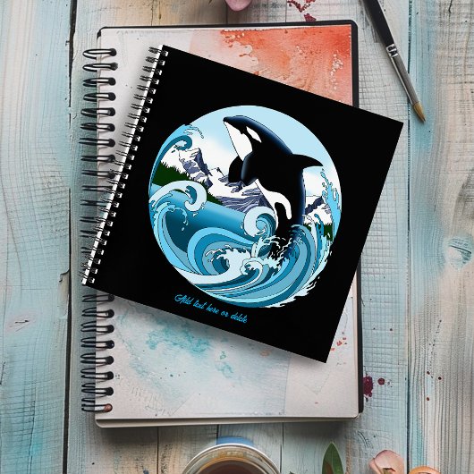 Orka Killer Whale Blue Ocean Notitieboek