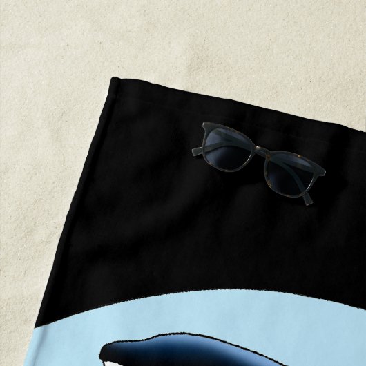 Orka Killer Whale Blue Ocean Strandlaken (In situ)