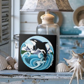 Orka Killer Whale Blue Ocean Tegeltje