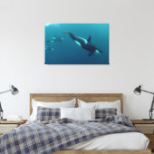 Orka "Killer Whale" Canvas Afdruk (Insitu (Slaapkamer))