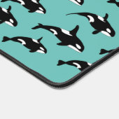 Orka Killer Whale gepersonaliseerd Bureaumat (Hoek)