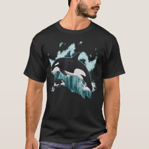 Orka Killer Whale Ocean Mannen Boys Kinder Orka T-shirt