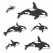 Orka Killer Whale Set Sticker (Voorkant)