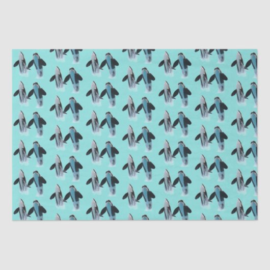 Orka / Killer Whale Tissue Papier (Voorkant)