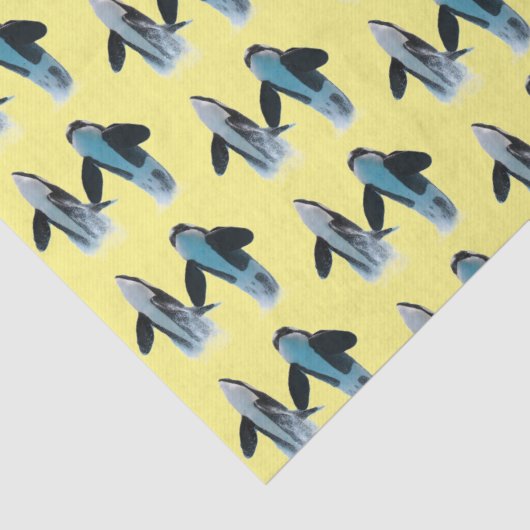 Orka / Killer Whale Tissue Papier (Detail)