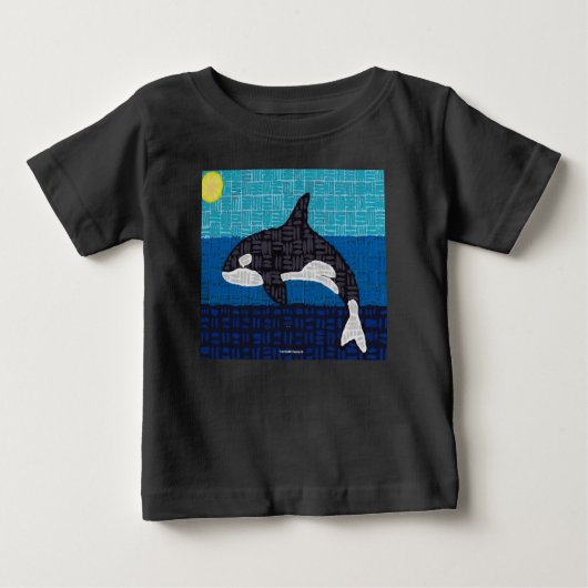 Orka (levendig) - Baby T-shirt (Voorkant)