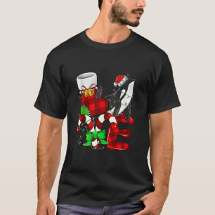 Orka Lover Christmas Orca Dragen Santa Hat Christ T-shirt