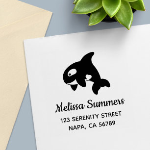 Orka Moordwalvis Adres Zelfinktende Stempel