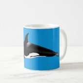 Orka / Moordwalvis Mok Blauwe (Voorkant rechts)