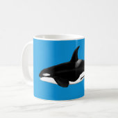 Orka / Moordwalvis Mok Blauwe (Voorkant links)