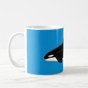 Orka / Moordwalvis Mok Blauwe