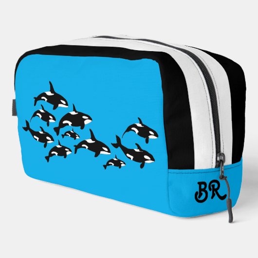 Orka Moordwalvis Monogram Toilettasje (Rechterhoek)