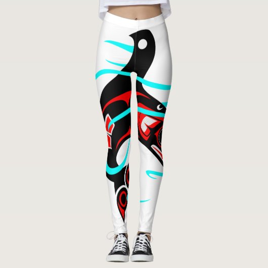 Orka ontwerp leggings (Voorkant)