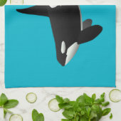 Orka, Orcinus Orca Theedoek (Gevouwen)