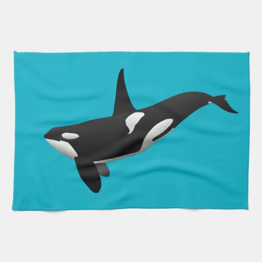 Orka, Orcinus Orca Theedoek (Horizontaal)