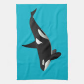 Orka, Orcinus Orca Theedoek (Verticaal)