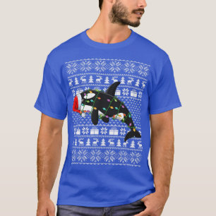 Orka Orka Liefhebber Kerstman Hoed Lelijke Orka Ke T-shirt