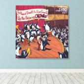 Orka Orkest Grappig Canvas Afdruk (Insitu (Houten vloer))