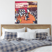 Orka Orkest Grappig Canvas Afdruk (Insitu (Slaapkamer))