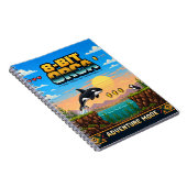 Orka, Retro 8-Bit Pixelkunst Notitieboek (Rechterzijde)