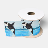 Orka Schilderij Satijnen Lint (Spoel)
