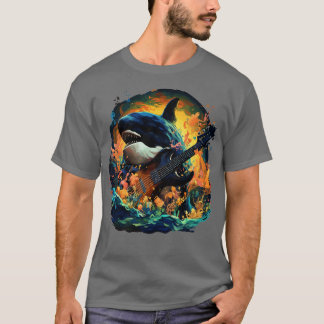 Orka spelen gitaar t-shirt