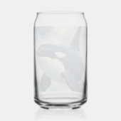 Orka Stormachtige golven Blikvorm Glas (Voorkant)