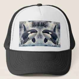 Orka Stormachtige golven, Gepersonaliseerd Trucker Pet