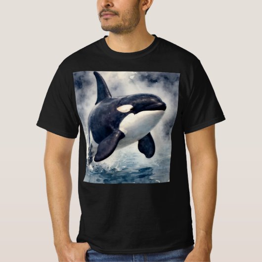 Orka Stormachtige golven T-shirt (Voorkant)