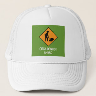 Orka tandarts vooruit trucker pet