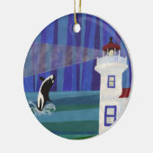 Orka Tokitae Keramisch Ornament (Links)