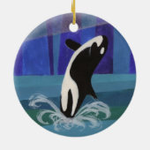 Orka Tokitae Keramisch Ornament (Achterkant)