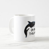 orka-trainer koffiemok (Voorkant links)