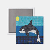 Orka (vierkant) - Magneet (Voorkant / Achterkant)