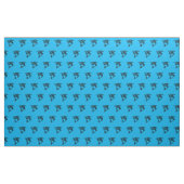 Orka Walvis Blauwe Stof Patroon (Yard (91,4 cm))